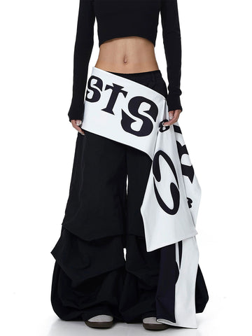 Brick Lane Wide-leg Pants - Black