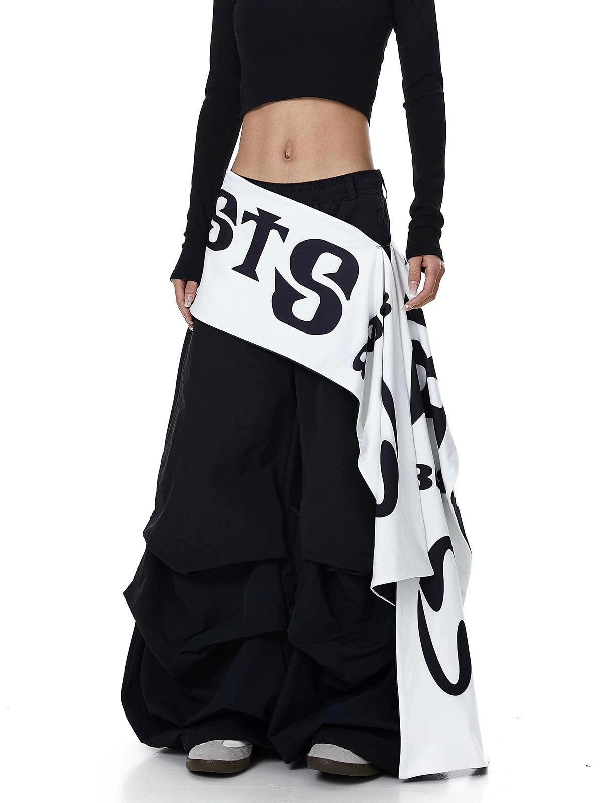 Brick Lane Wide-leg Pants - Black