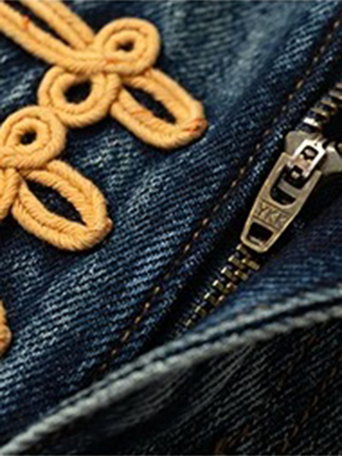 Brick Lane Wide-leg Leopard Jeans - Blue