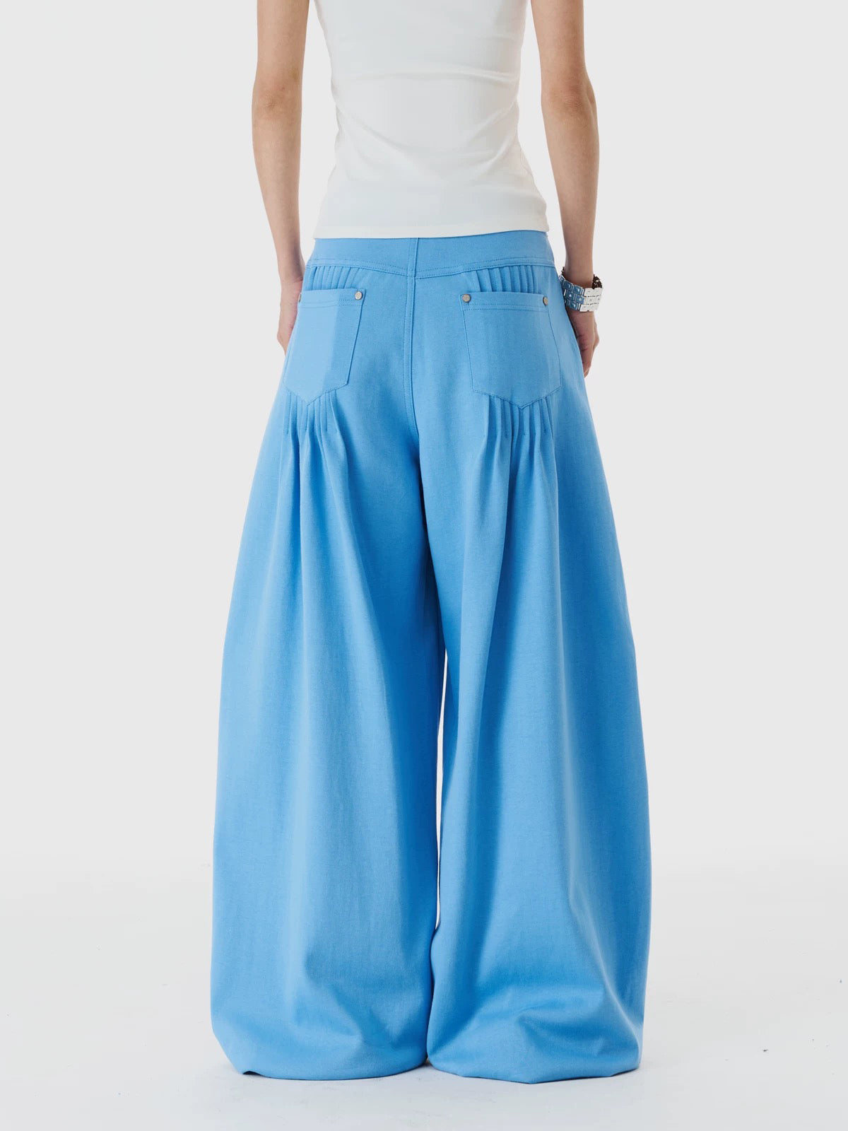 Brick Lane Wide-leg Pants - Aqua