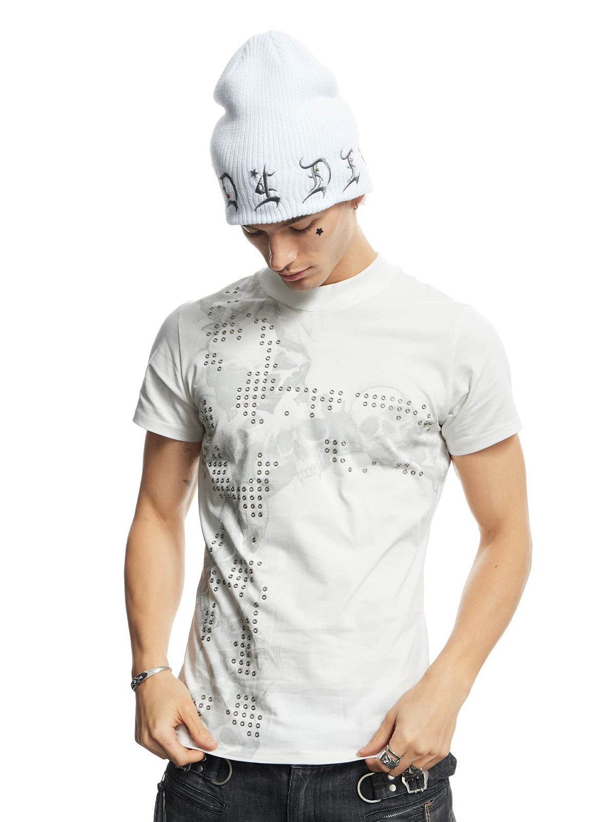 Brick Lane Skimming Graphic T-Shirt - White
