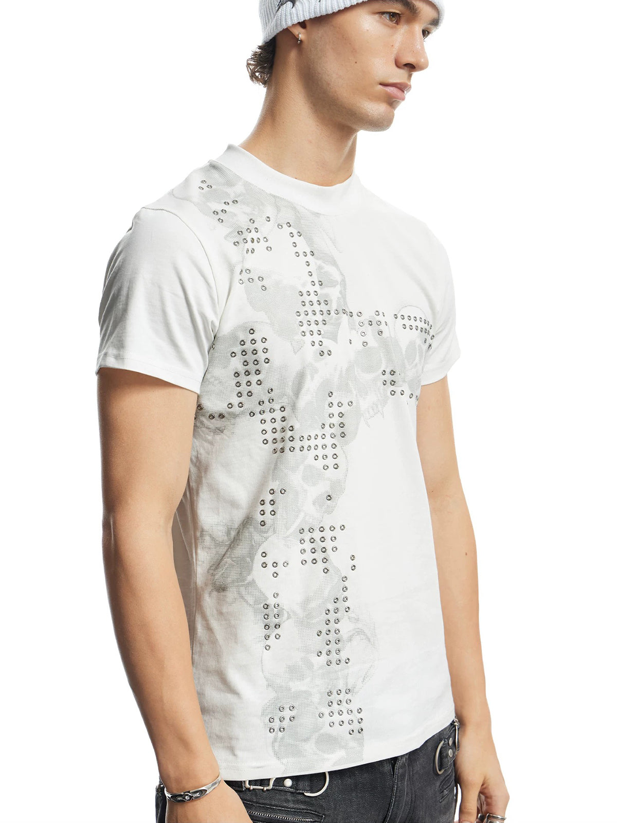 Brick Lane Skimming Graphic T-Shirt - White