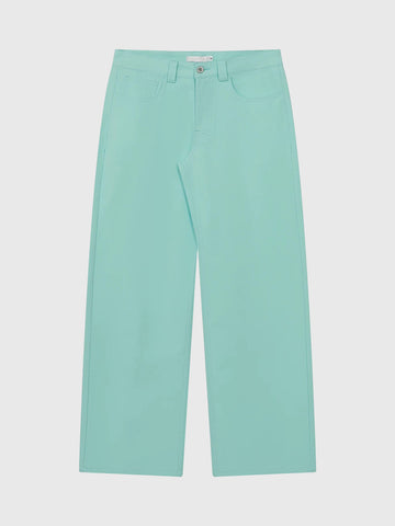 Brick Lane Straight Pants - Aqua