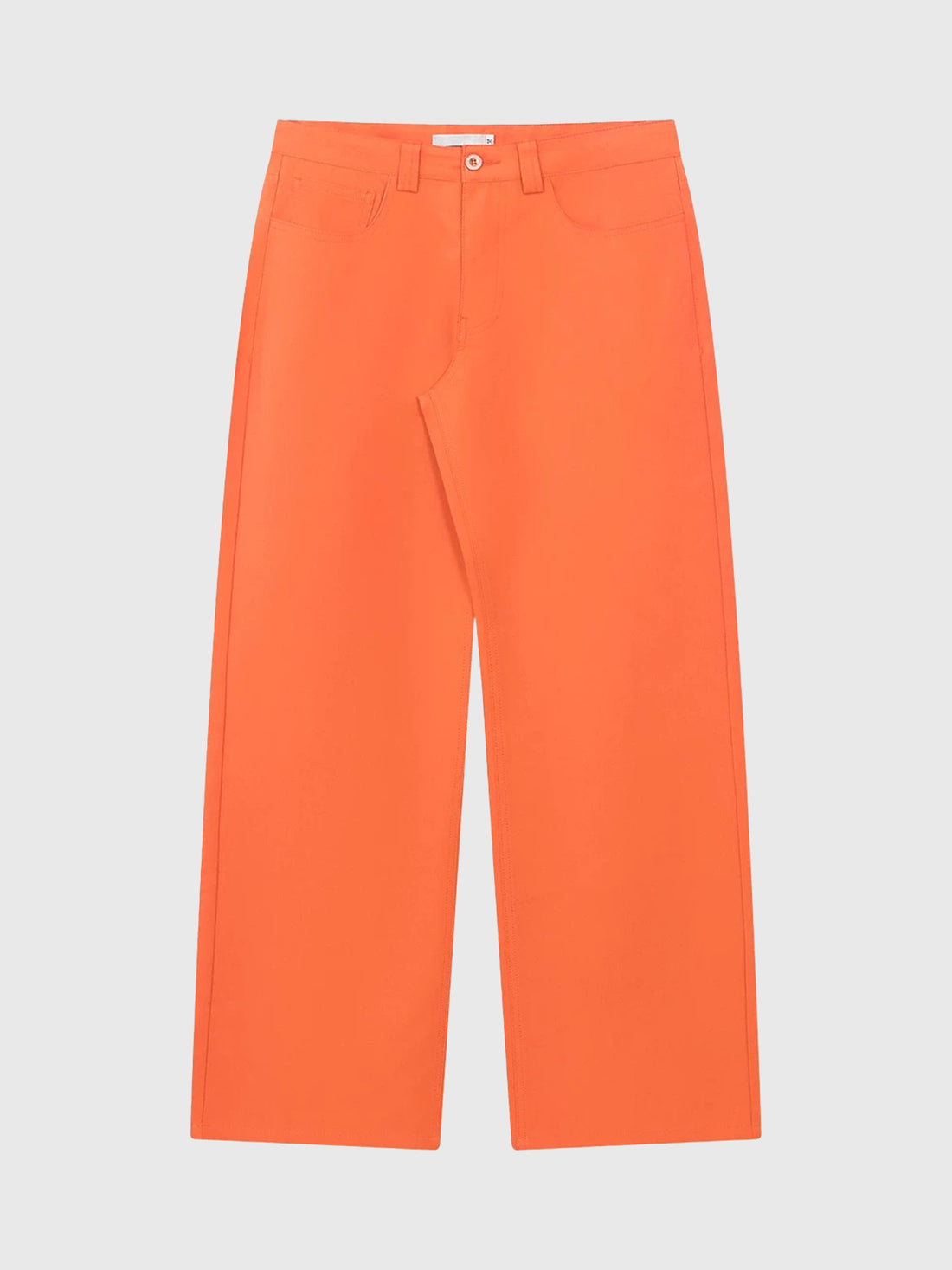 Brick Lane Straight Pants - Orange