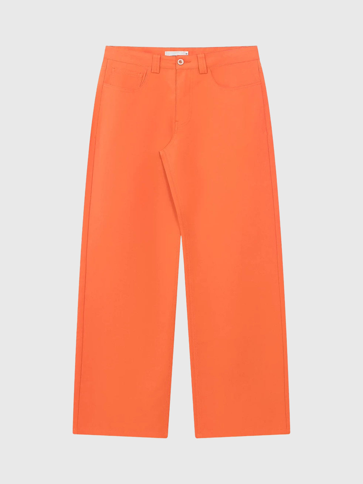 Brick Lane Straight Pants - Orange