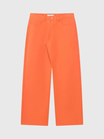 Brick Lane Straight Pants - Orange