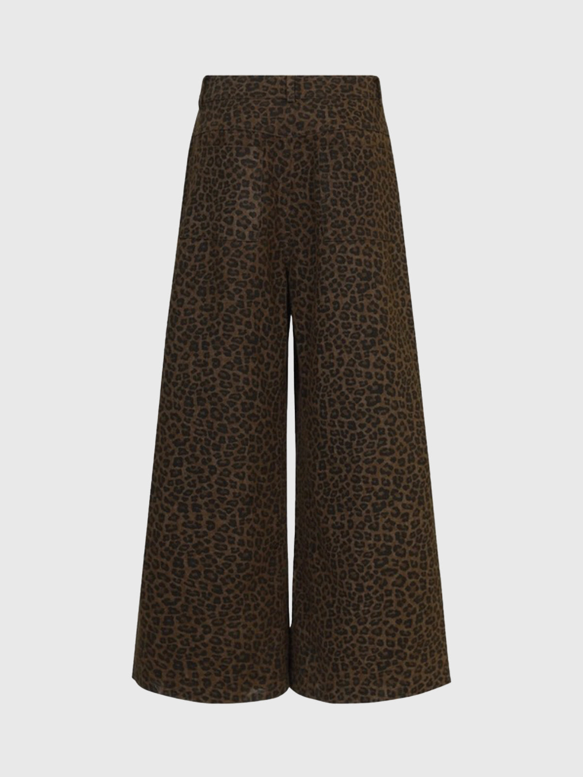 Wild Card Hour Wide-Leg Pants – Cheetah Brown