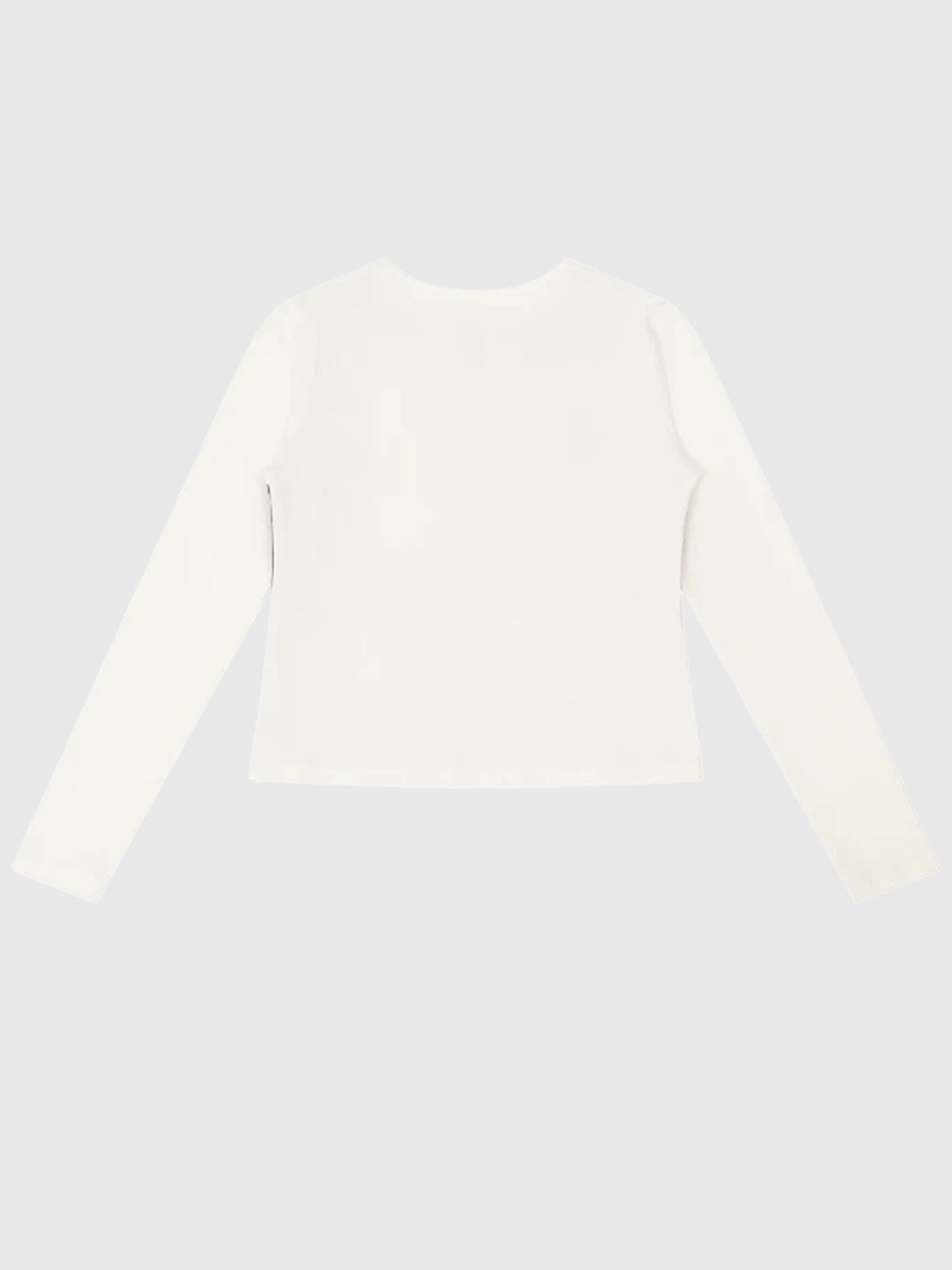 Mismatch Theory Layered Sleeve Top – Ivory Mix
