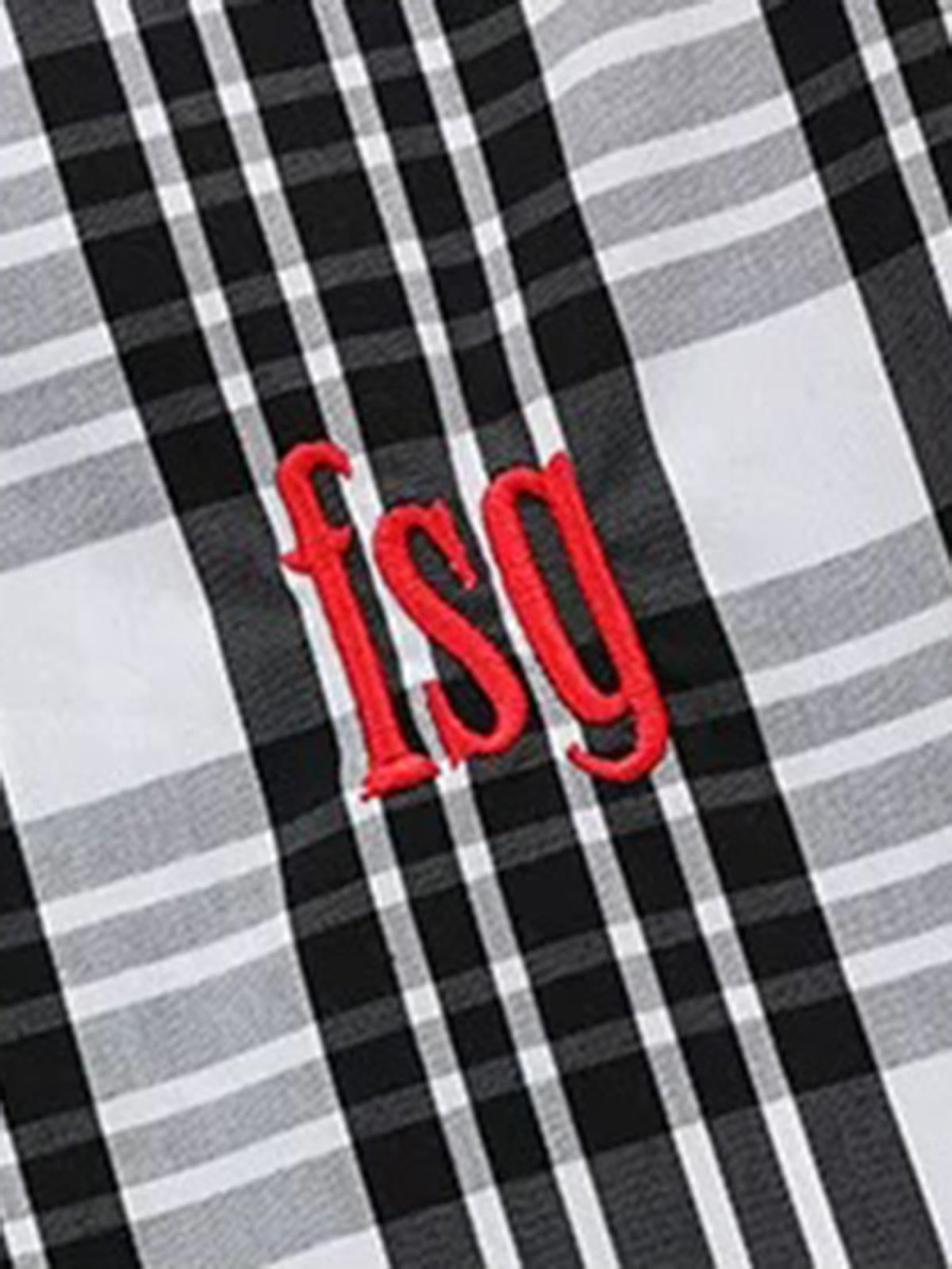Brick Lane Wide-leg Check Shorts - Black