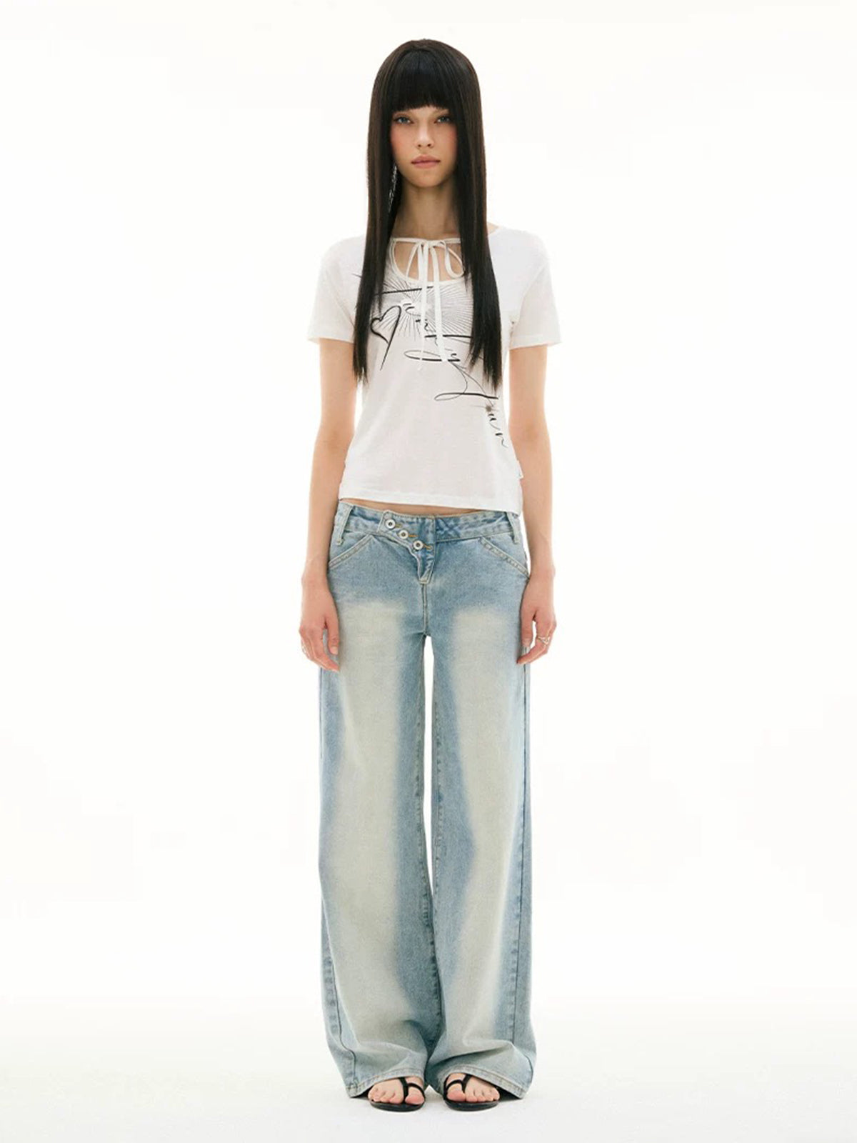 Clean Cut Shine Tee – White