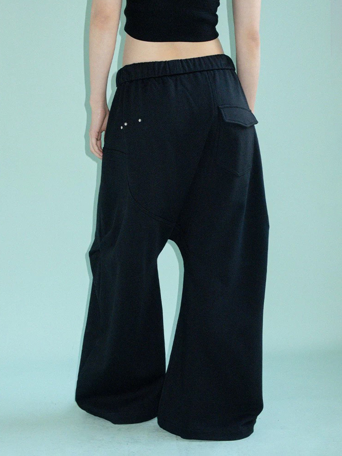 Risk Taker Drop Pants – Pitch Black