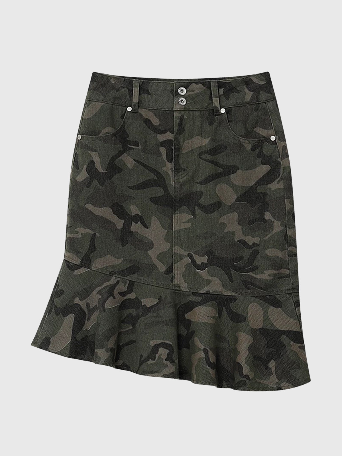 Out of Formation Mini Skirt – Camo Green