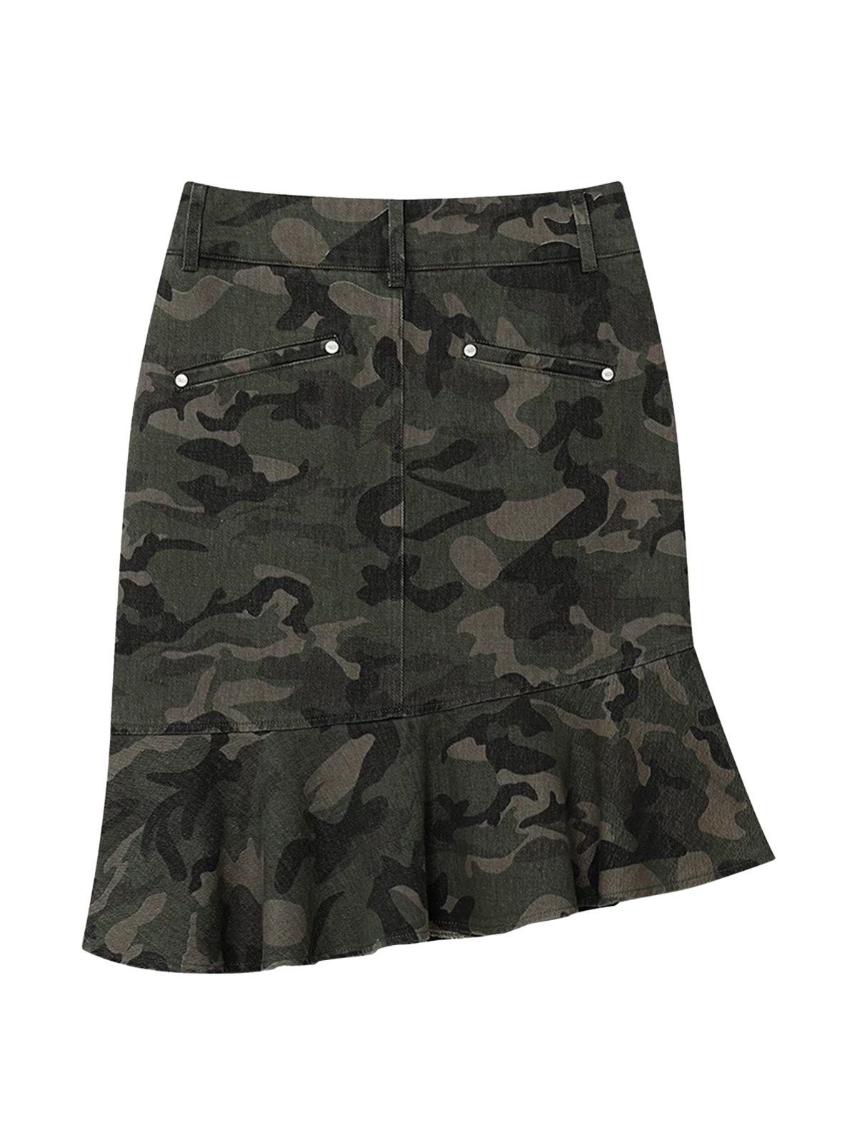 Out of Formation Mini Skirt – Camo Green