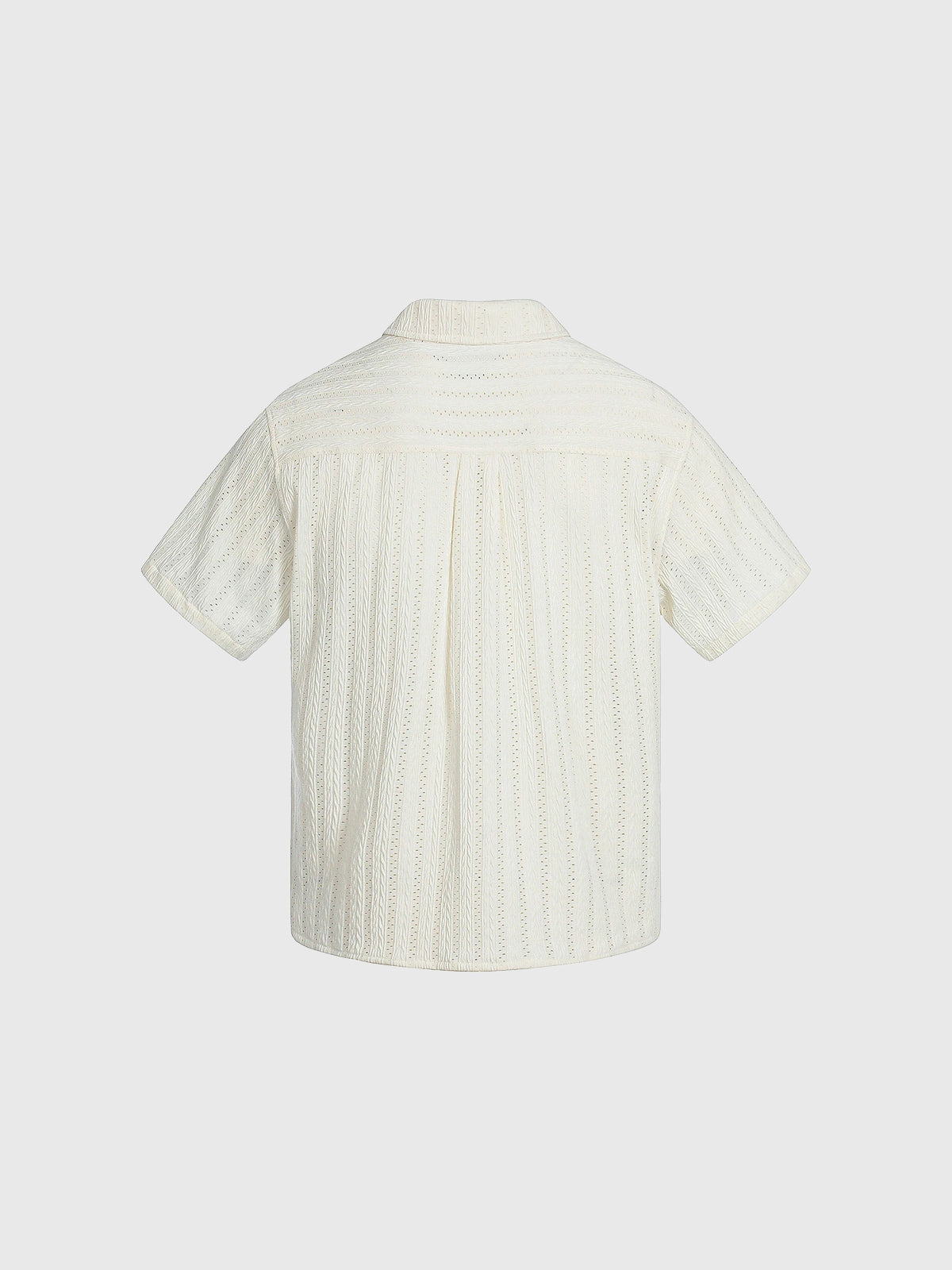 Co-ed Dorm Baggy Sheer Shirt - White