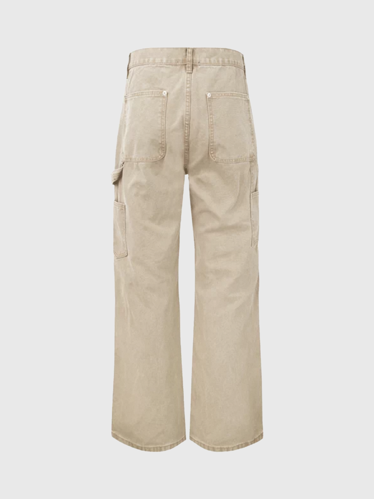 Brick Lane Straight Splash-ink Pants - Khaki