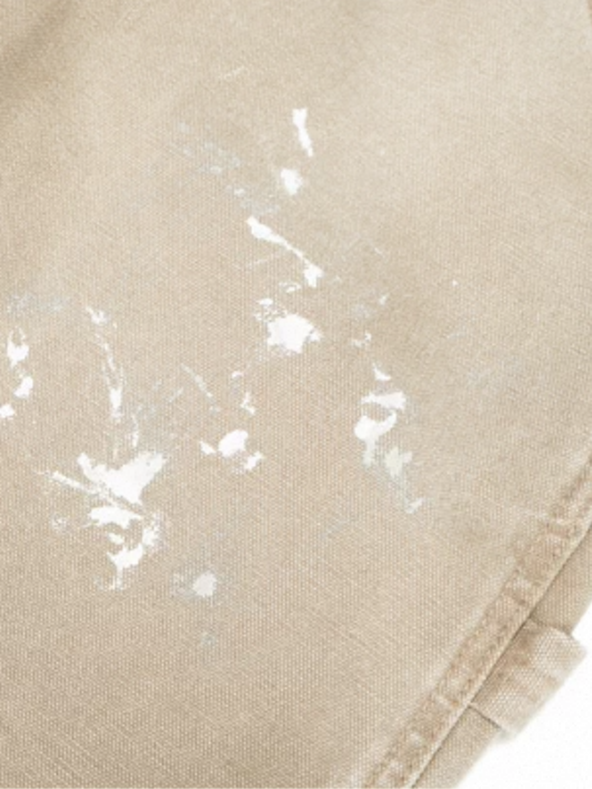 Brick Lane Straight Splash-ink Pants - Khaki