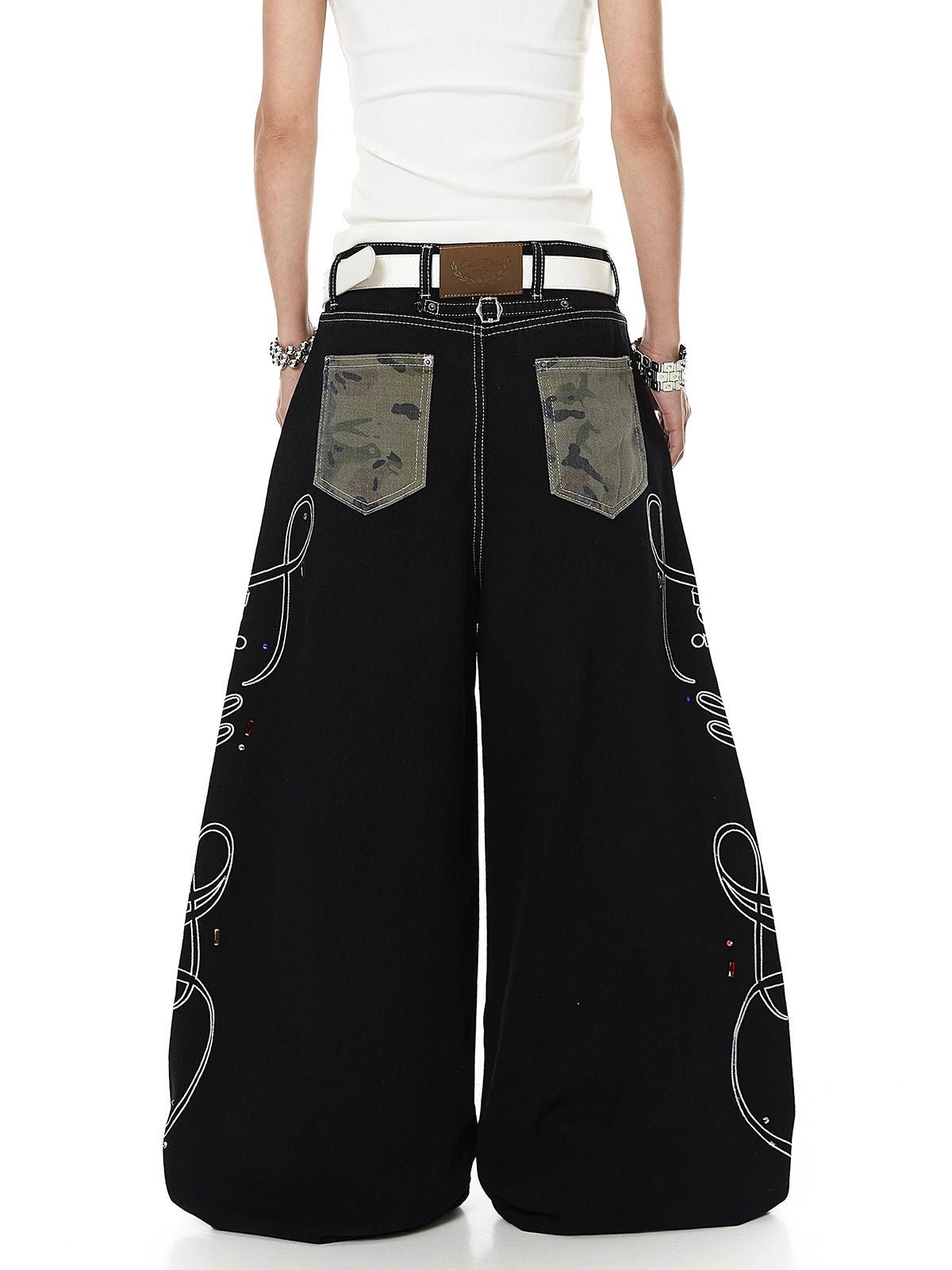 Brick Lane Wide-leg Pants - Black