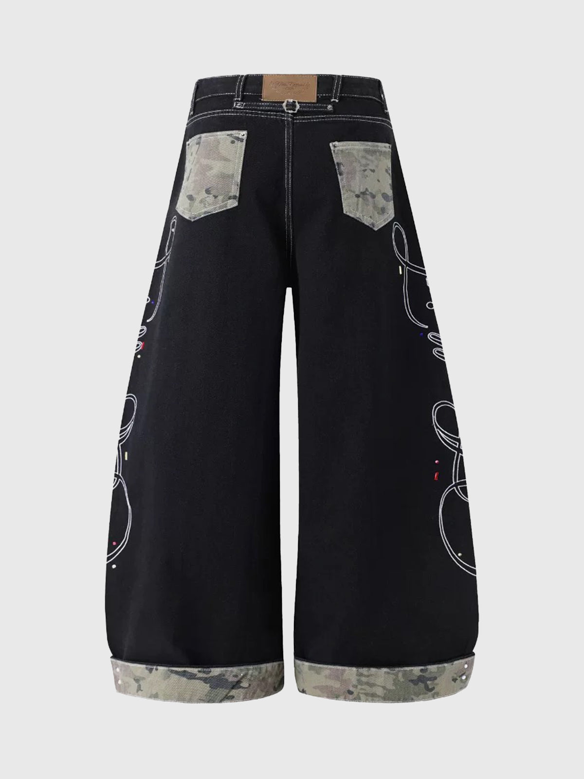 Brick Lane Wide-leg Pants - Black