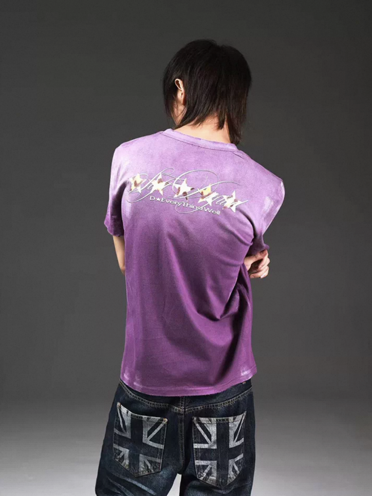 Brick Lane Skimming T-Shirt - Purple