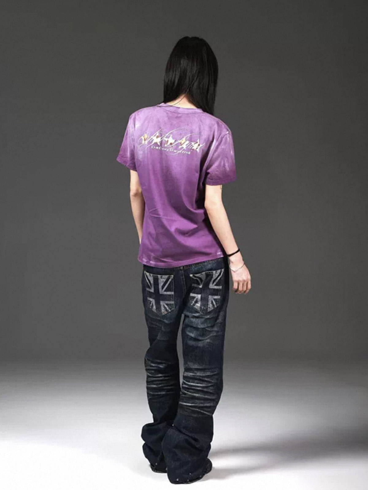 Brick Lane Skimming T-Shirt - Purple