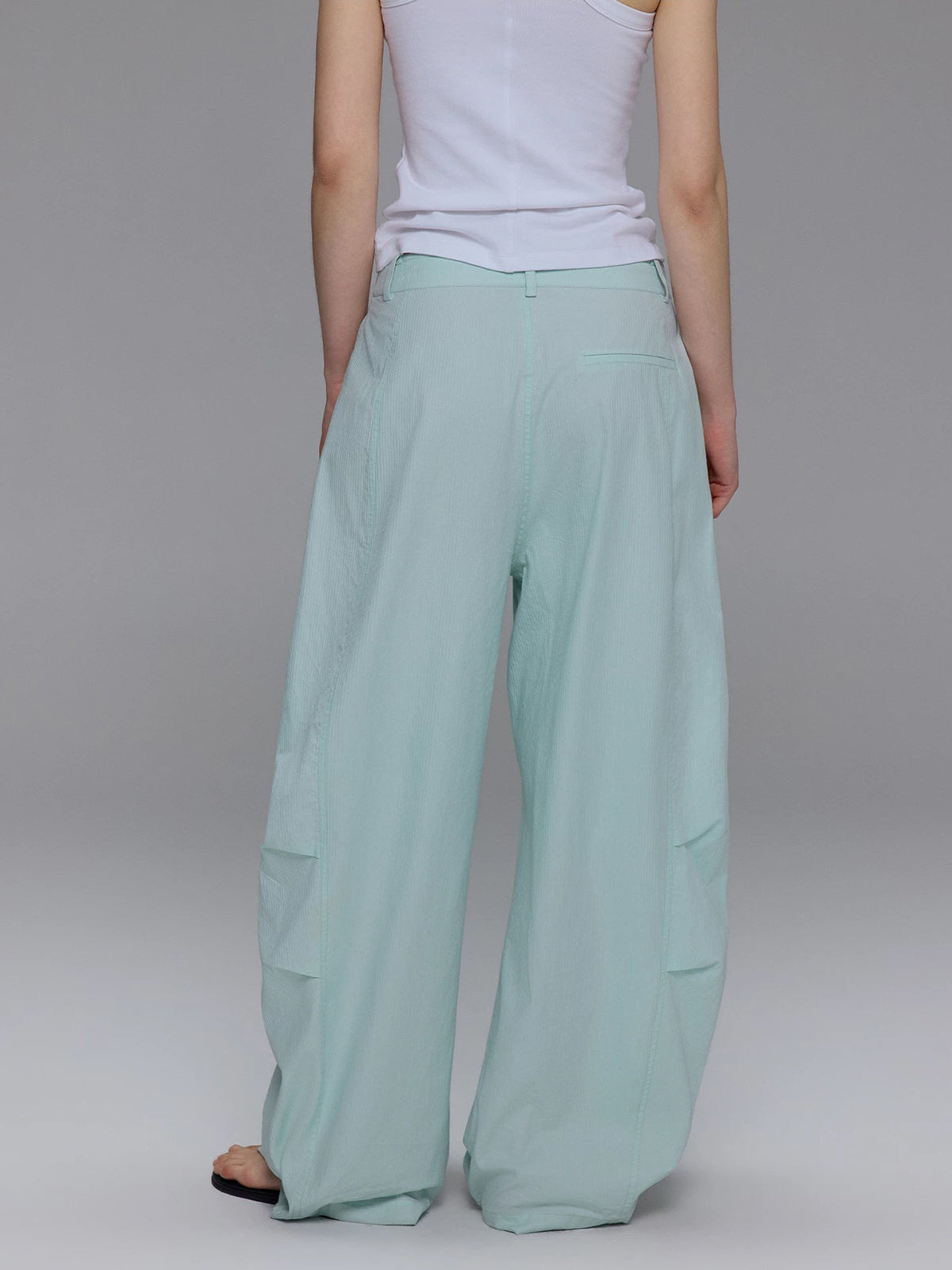 Brick Lane Wide-leg Pants - Mint