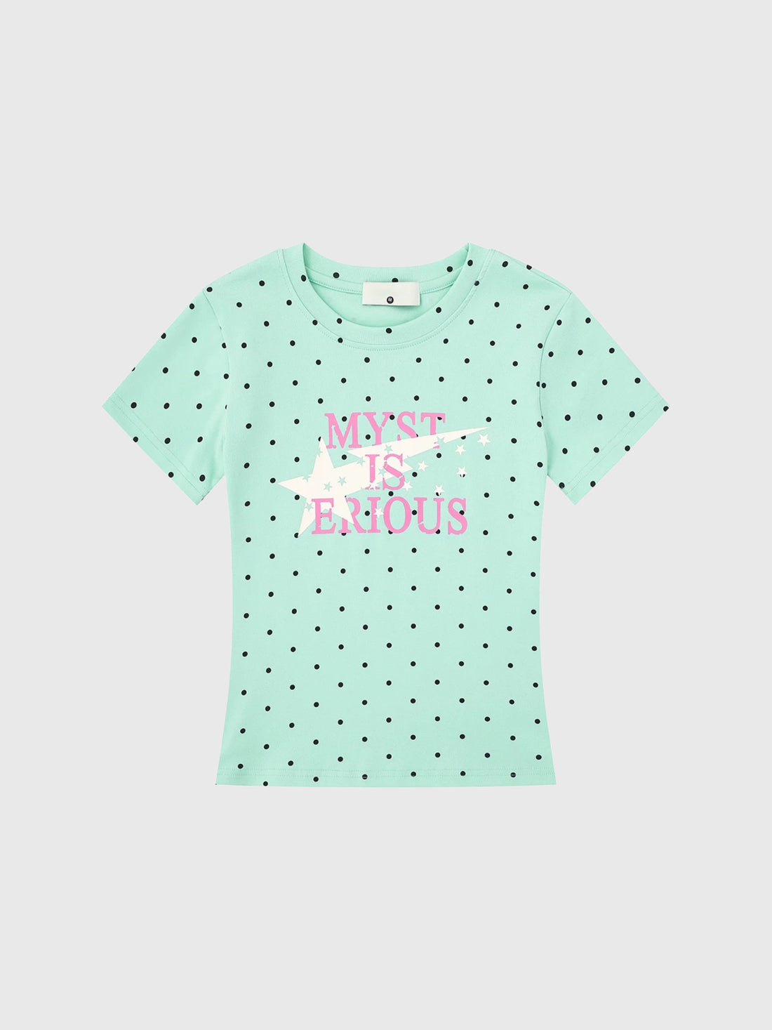 Brick Lane Skimming Dot T-Shirt - Mint
