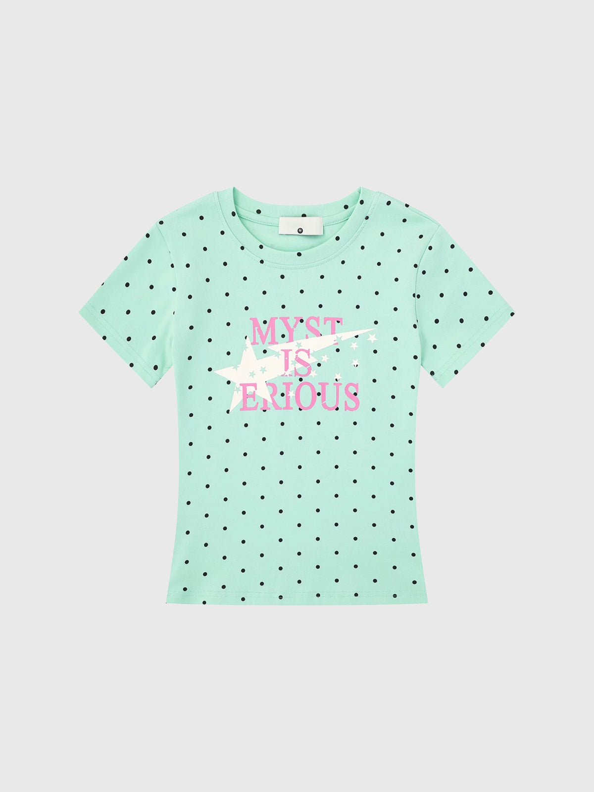 Brick Lane Skimming Dot T-Shirt - Mint