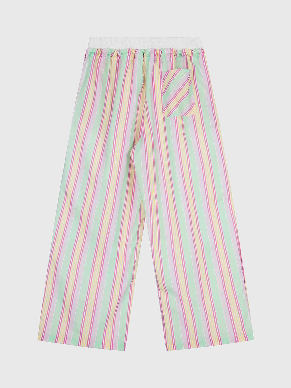 Brick Lane Wide-leg Check Pants - Pink