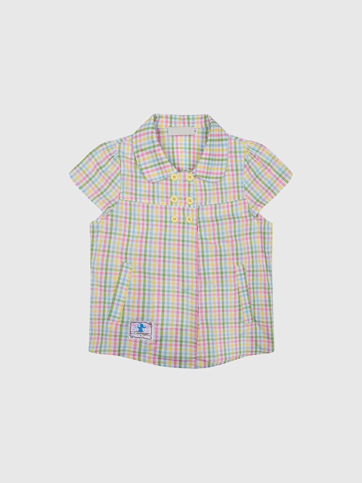 Brick Lane Loose Check Shirt - Grey