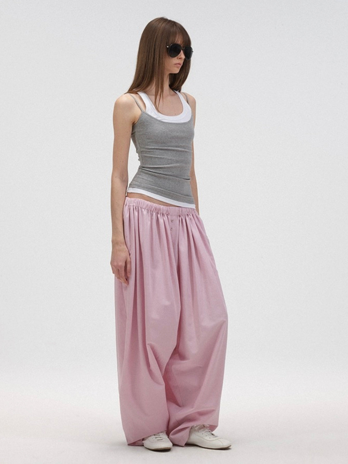 Almost Innocent Volume Pants – Powder Pink