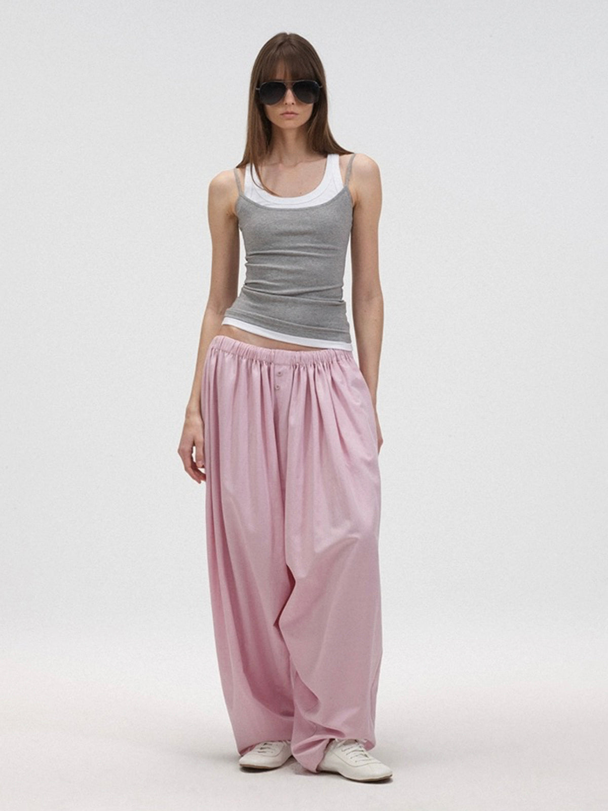 Almost Innocent Volume Pants – Powder Pink