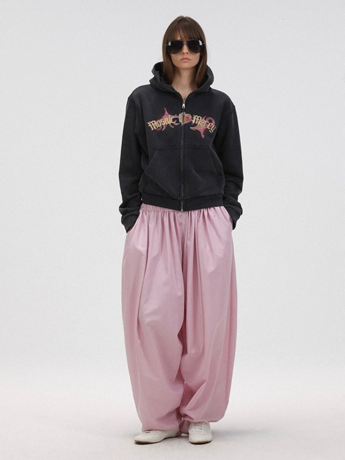 Almost Innocent Volume Pants – Powder Pink