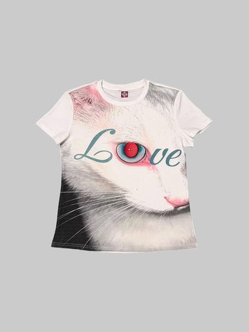 Brick Lane Cat Lover T-Shirt - Black