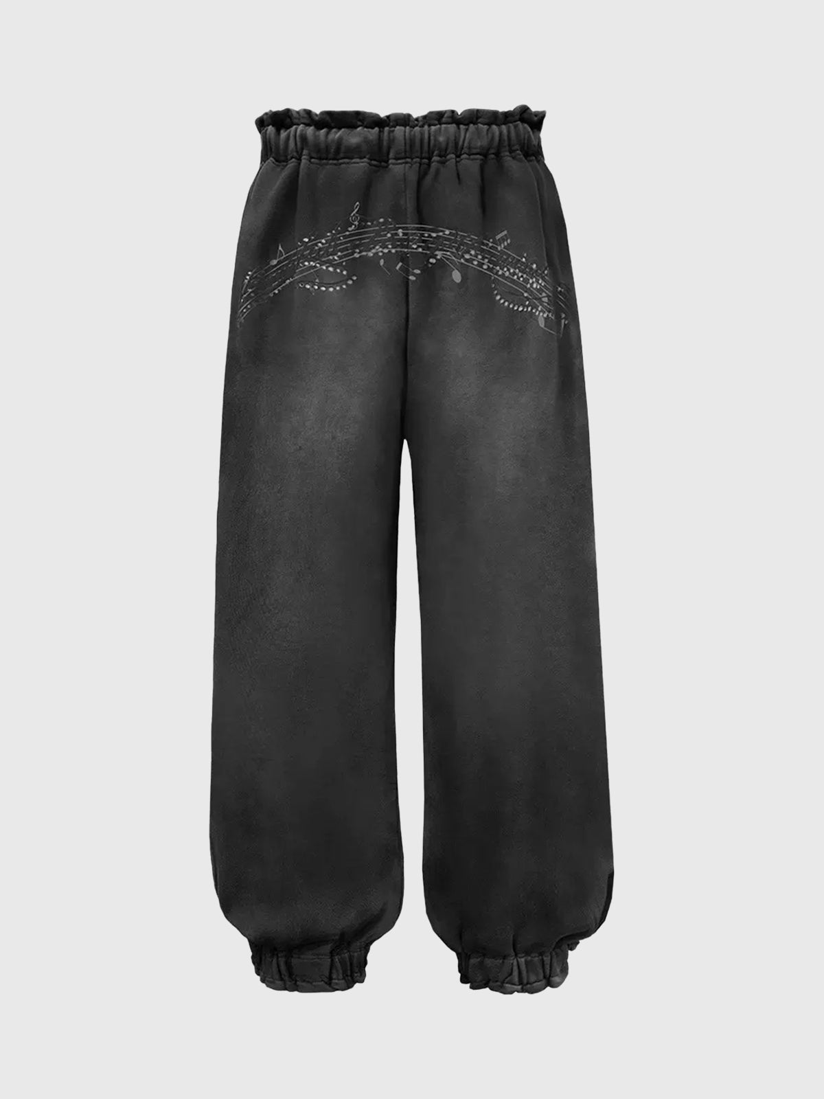 Brick Lane Lantern Rhinestone Sweatpants - Black