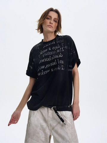 Handled With Care Tee – Washed Black