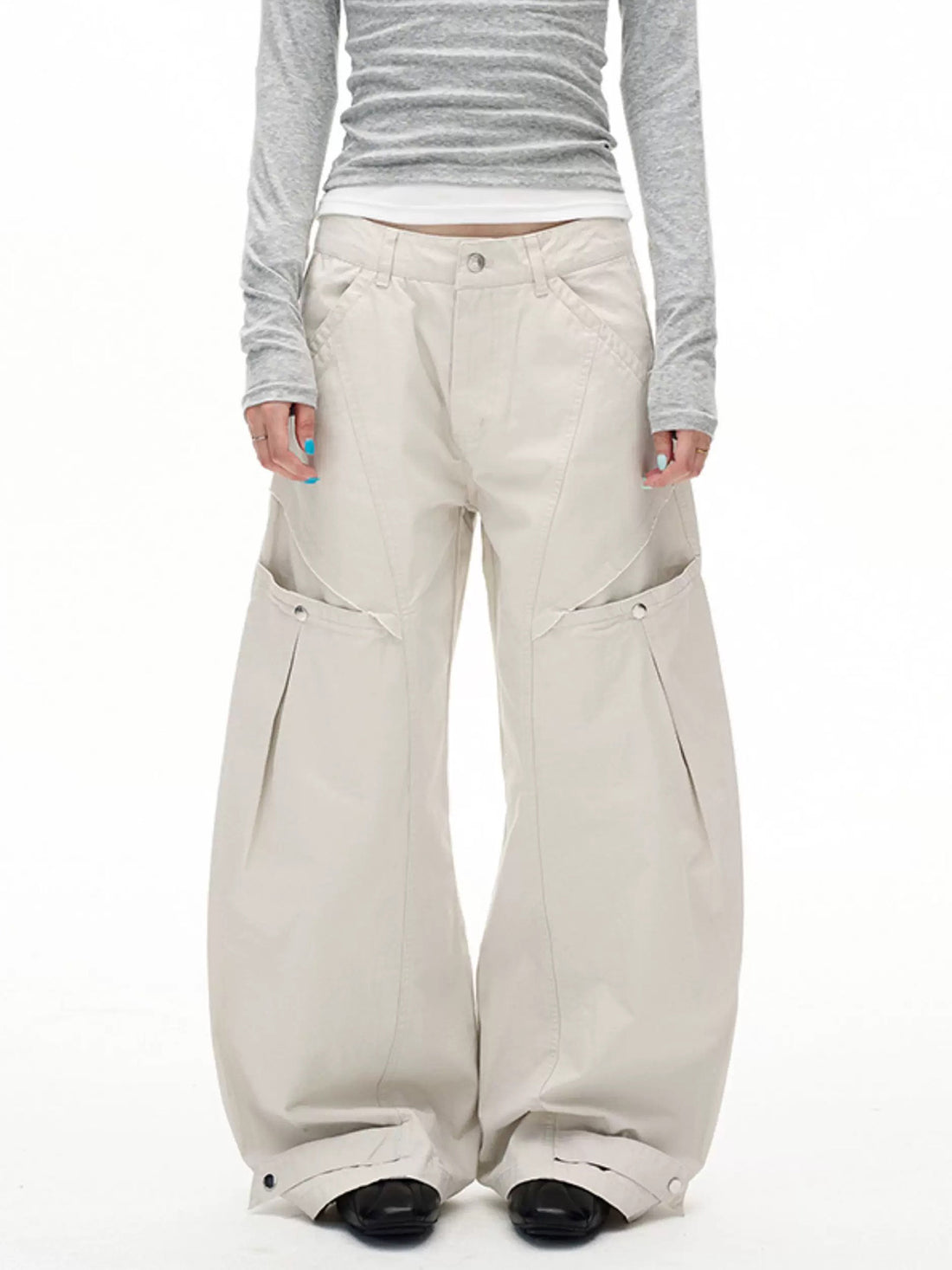 Measured Move Curve Pants – Sand Beige