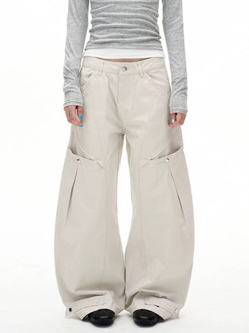 Measured Move Barrel Pants – Sand Beige