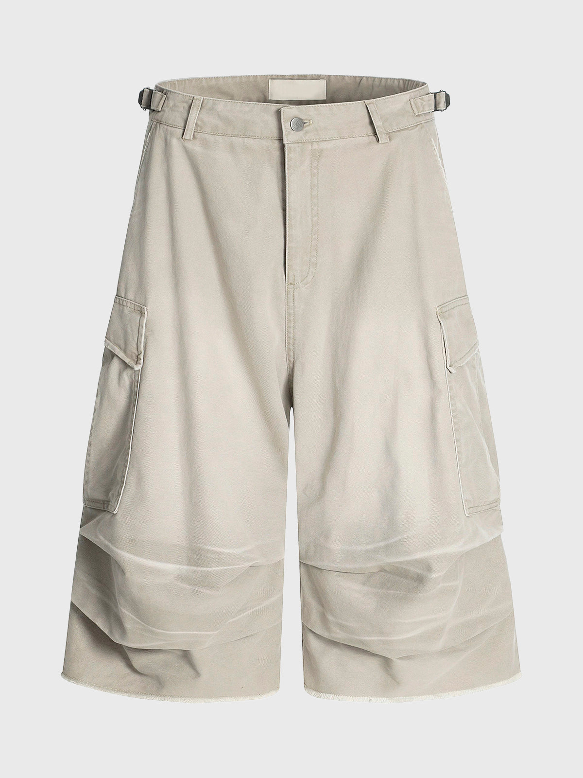 Halfway Gone Cargo Midi Pants – Sand Beige