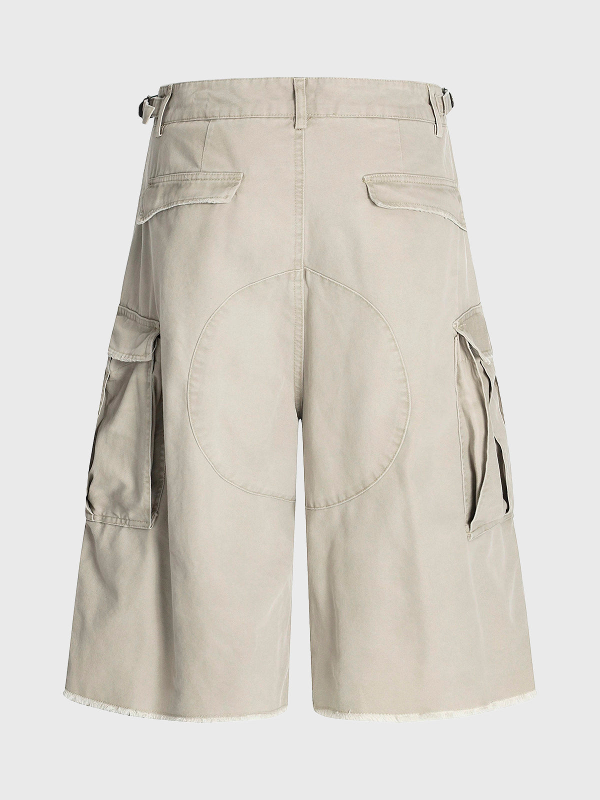 Halfway Gone Cargo Midi Pants – Sand Beige