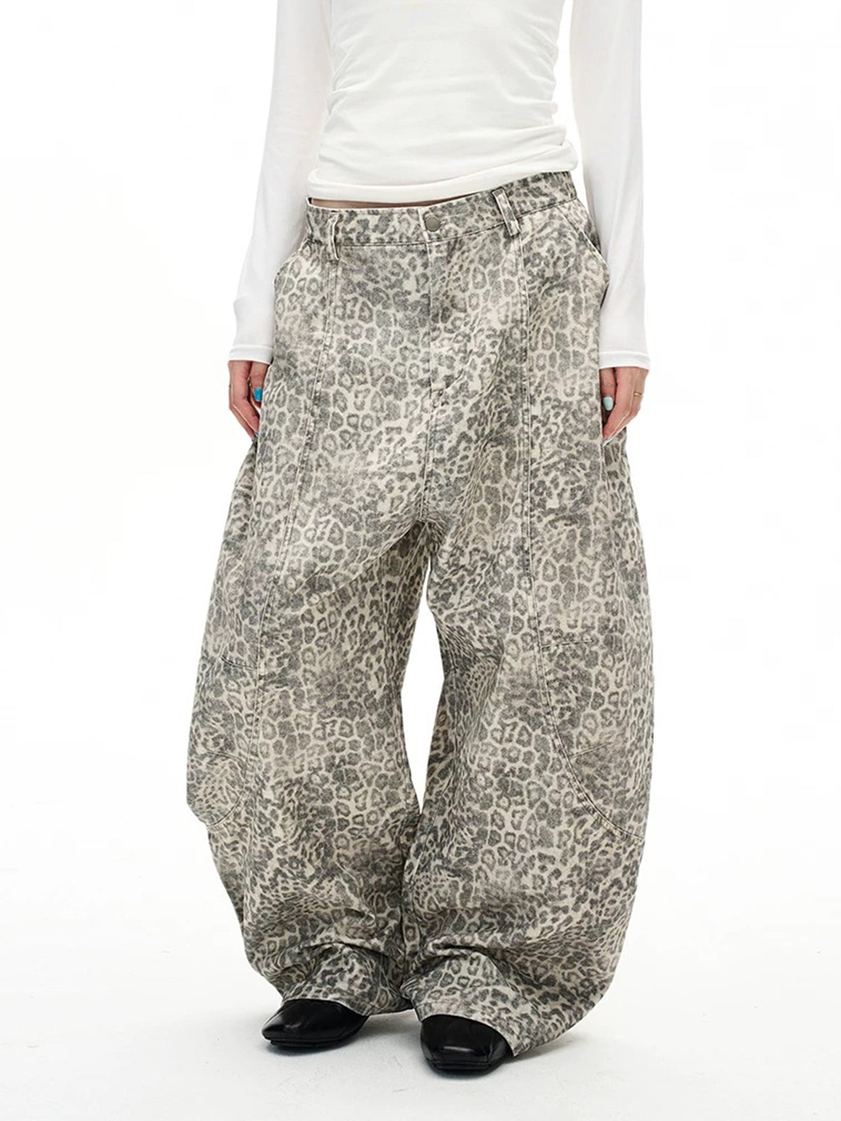 Low Growl Barrel Pants – Ash Leopard