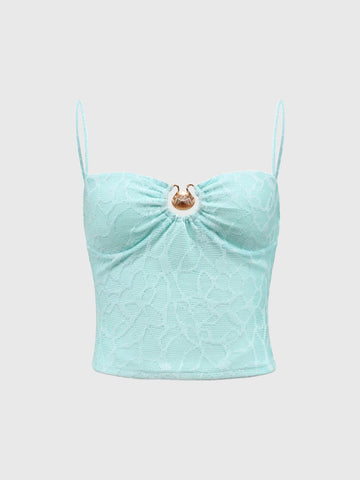 Dolled Office Skimming Cami Top - Mint