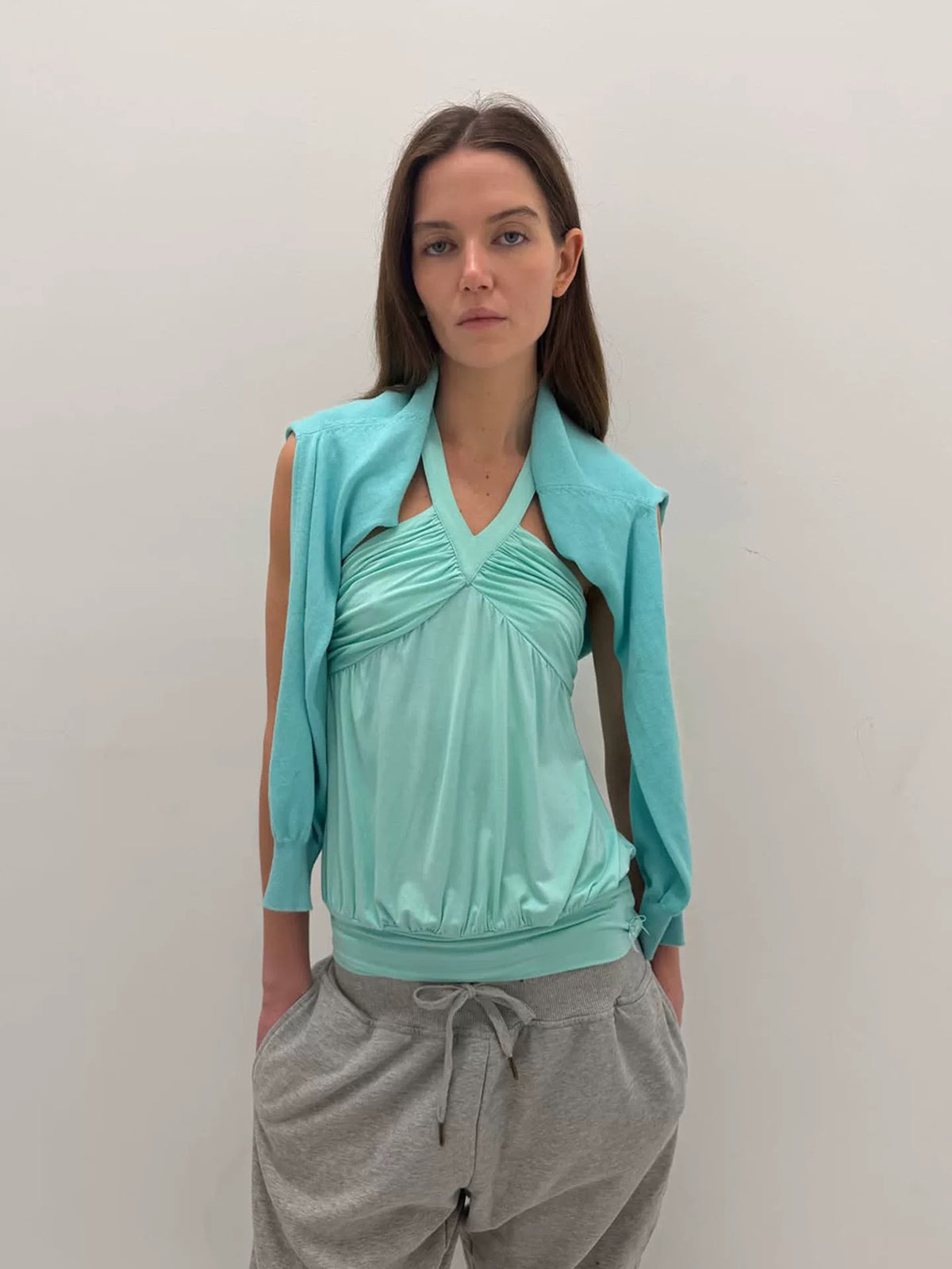 Brick Lane Halter Top - Mint