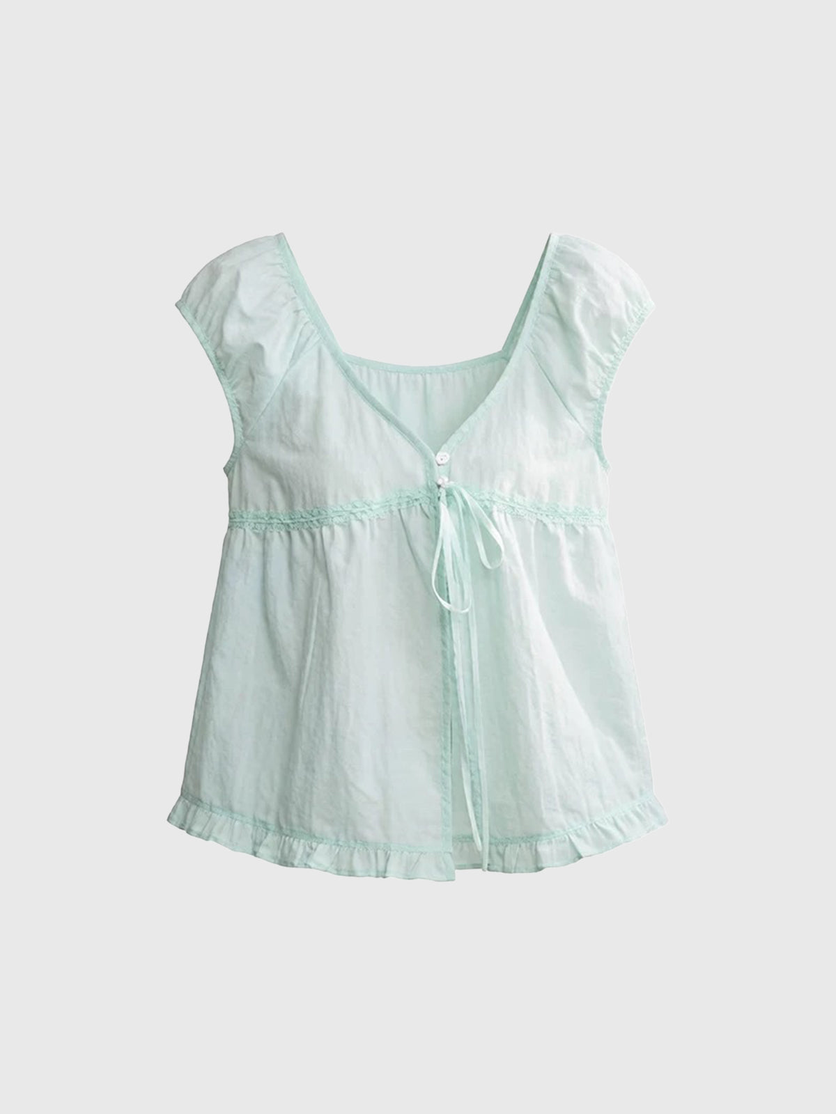 Dolled Office Loose Top - Mint