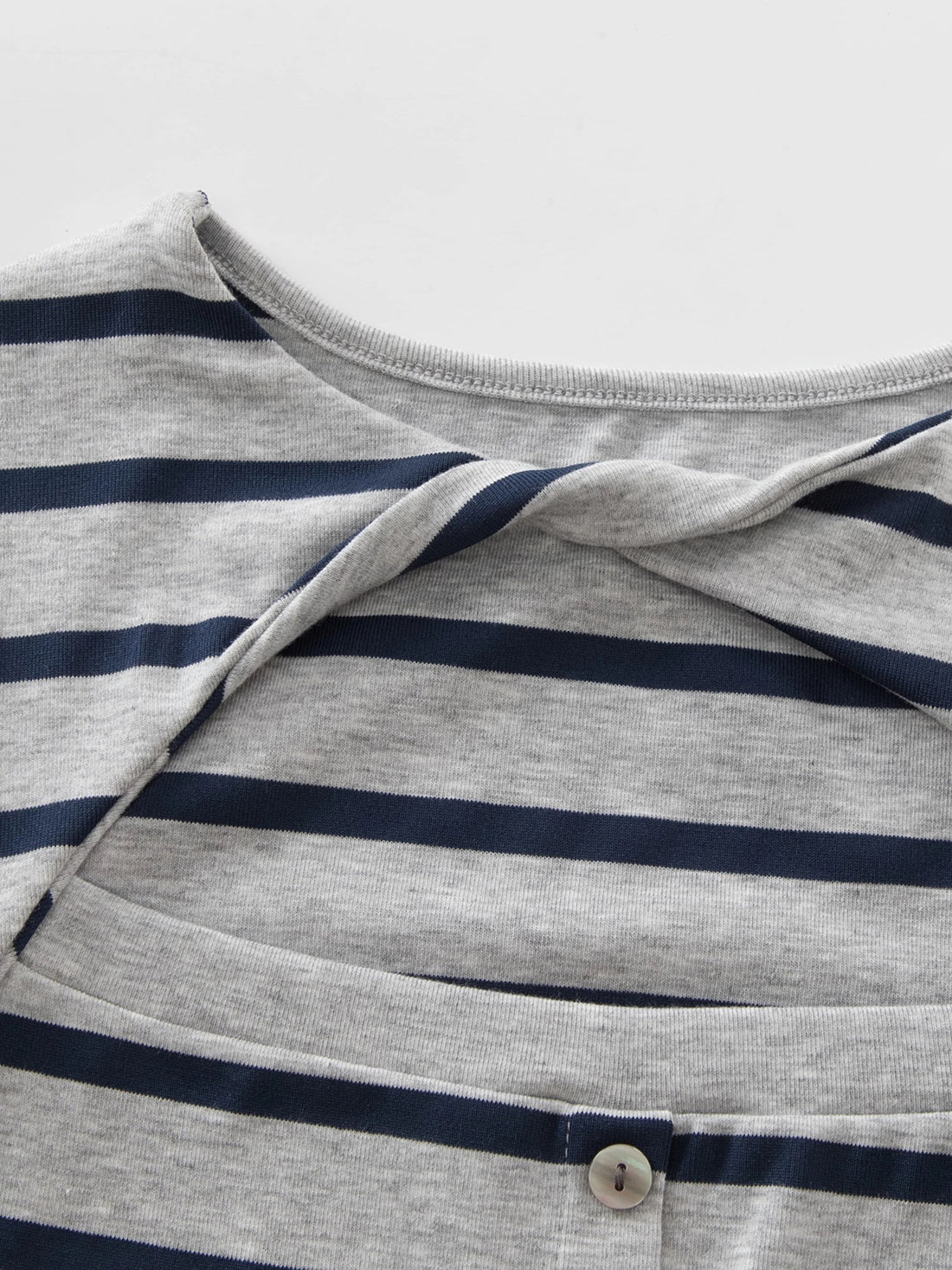 Brick Lane Skimming Stripe T-Shirt - Blue
