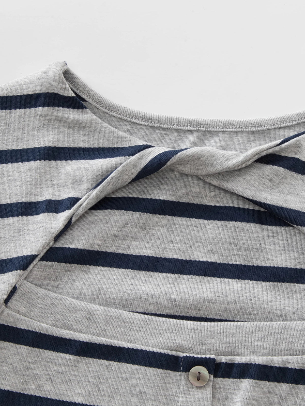 Brick Lane Skimming Stripe T-Shirt - Blue