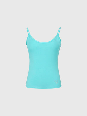 Brick Lane Skimming Cami Top - Aqua