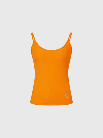 Brick Lane Skimming Cami Top - Orange