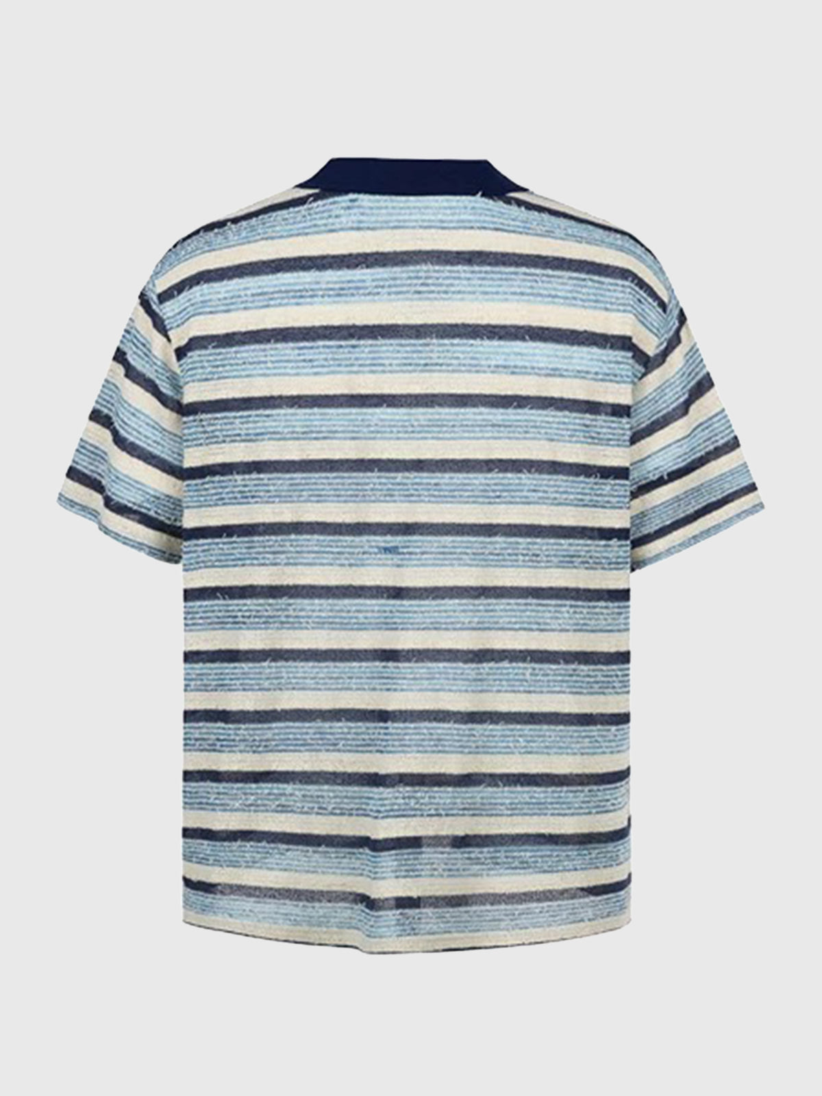 Brick Lane Baggy Polo - Blue