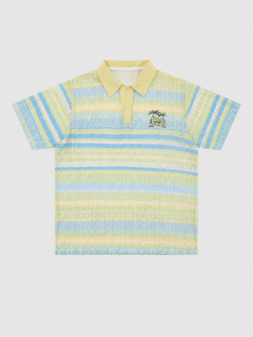 Brick Lane Baggy Polo - Yellow