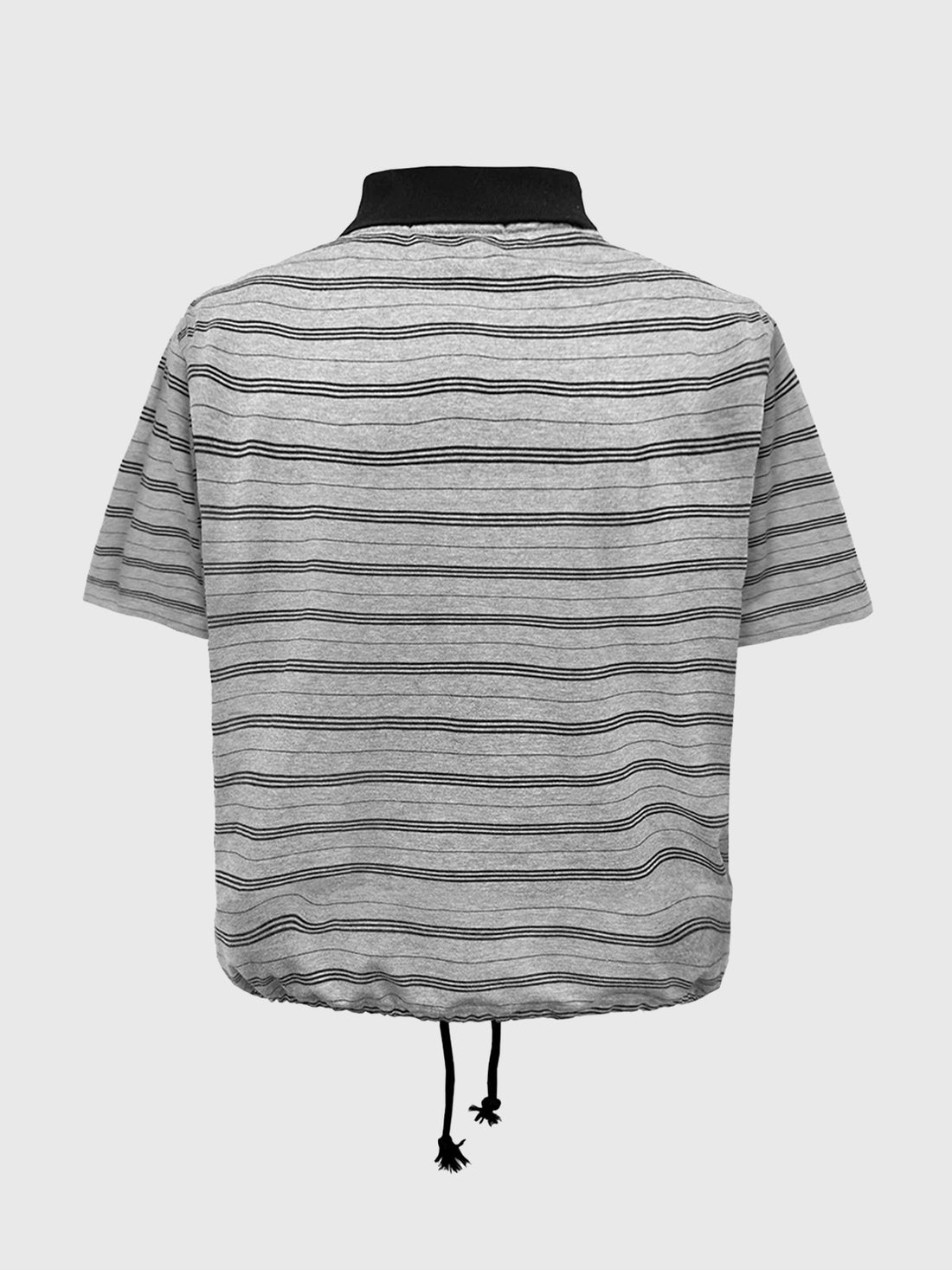 Brick Lane Baggy Polo - Black